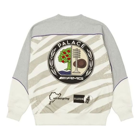 

Худи PALACE x AMG Technical Crew 'White', белый