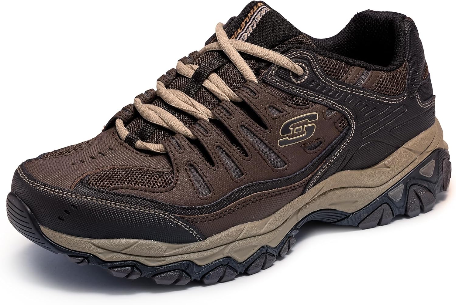

Мужские модные кроссовки Skechers Afterburn M. Fit, коричневый