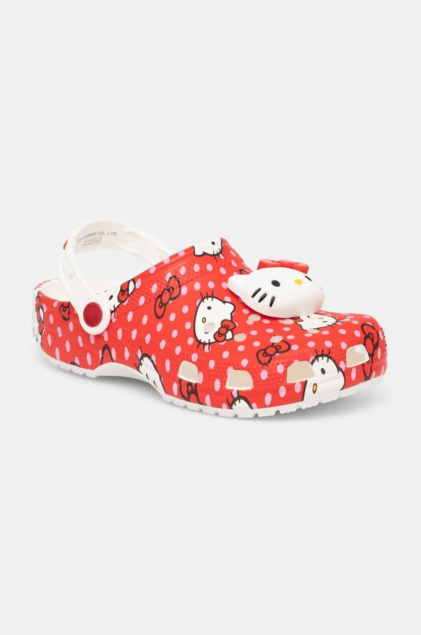 

Красные шлепанцы Crocs Classic Hello Kitty Clog, красный