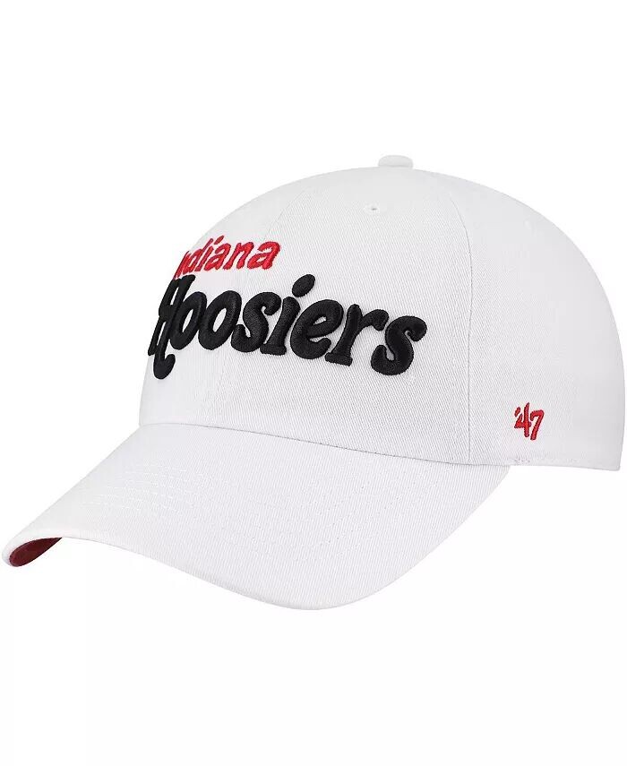

Женская белая шапка Indiana Hoosiers Pensacola Clean Up Adjustable '47 Brand
