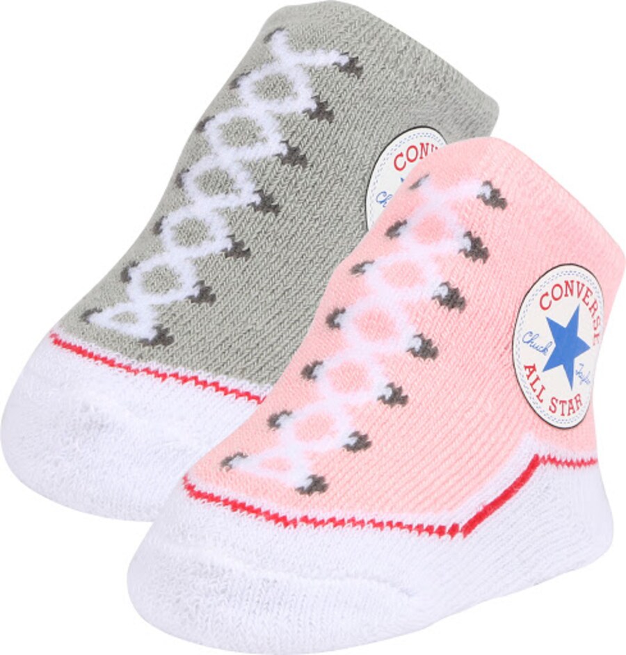 

Обычные носки CONVERSE Chuck Taylor, цвет Grey/Pink