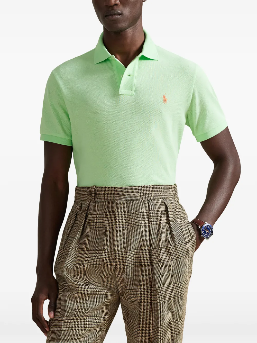 Рубашка поло The Iconic с вышивкой Polo Ralph Lauren, зеленый — фото 2