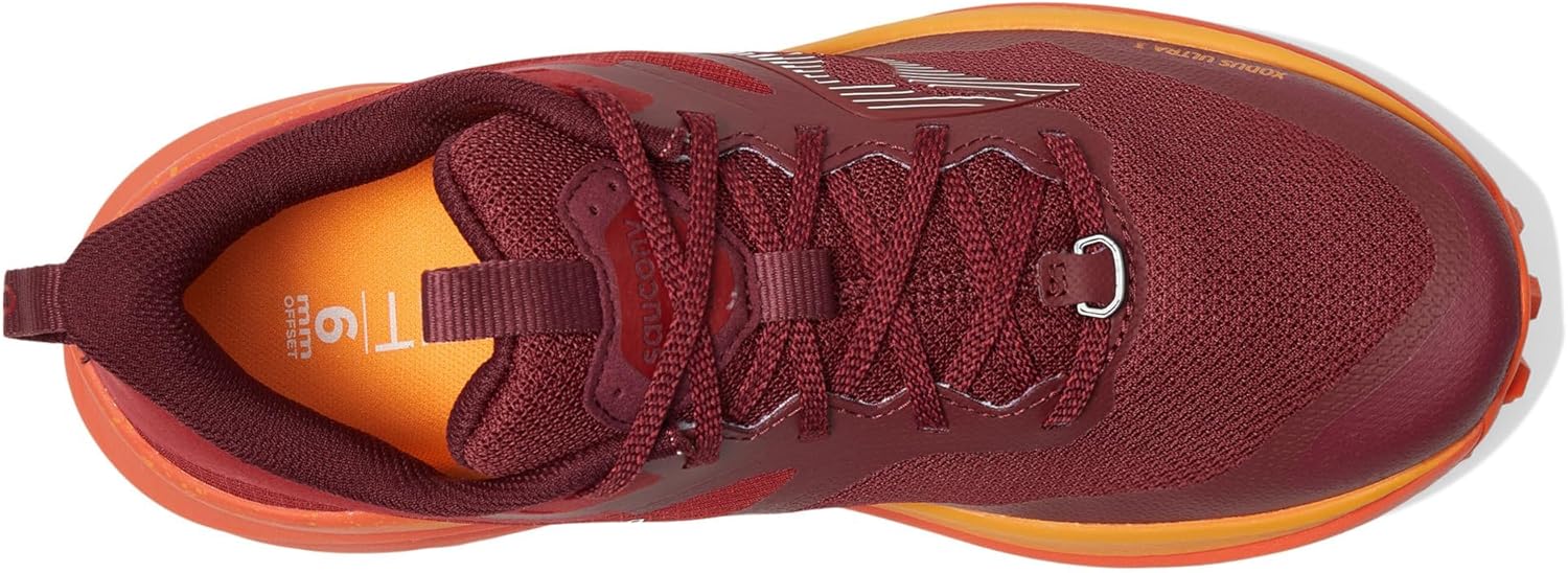 Мужские трейловые кроссовки Saucony Xodus Ultra 3, Currant/Pepp — фото 2