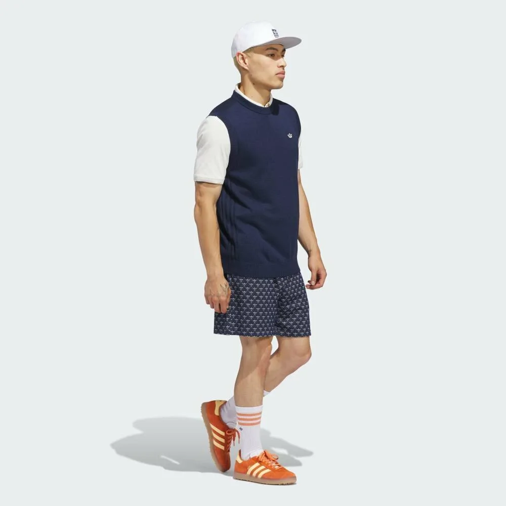 Жилет Originals из смеси кашемира Adidas, blue — фото 3