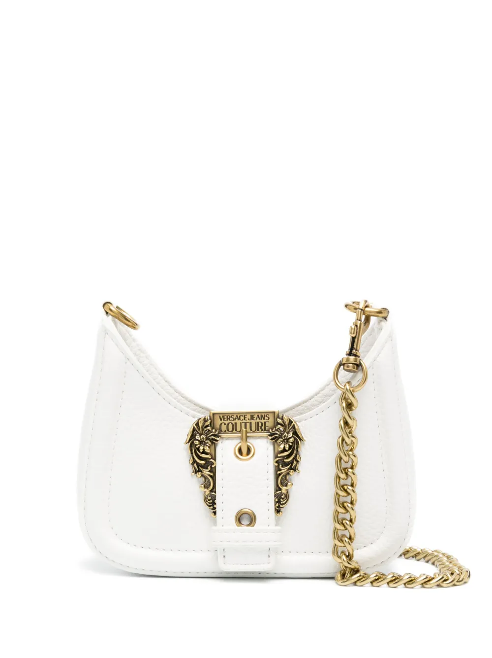 

Мини-сумка Couture с пряжкой Versace Jeans Couture, белый