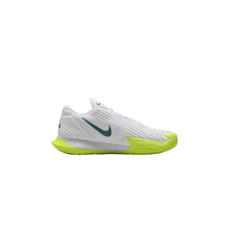 Nike Court Air Zoom Vapor Cage 4 Rafa Support мужские теннисные кроссовки низкие белые зеленые — фото 2