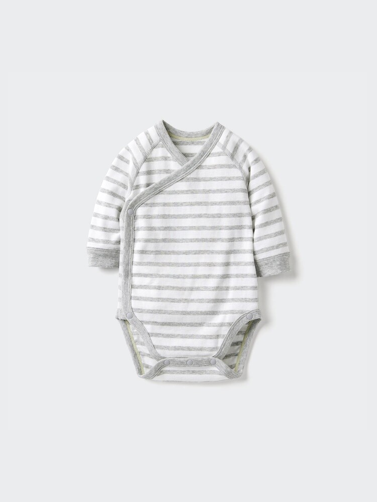 

Боди для новорожденных Uniqlo, цвет 03 серый