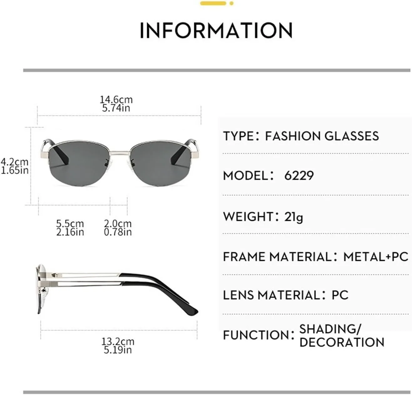 

Металлические мужские солнцезащитные очки для активного отдыха на природе, женские — для вождения и отпуска, декоративные солнцезащитные очки Generic, Black