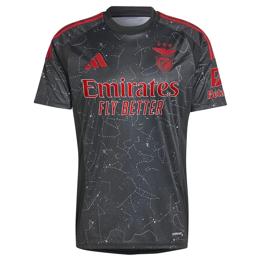 Футболка с коротким рукавом adidas Benfica 24/25 Away, серый — фото 3