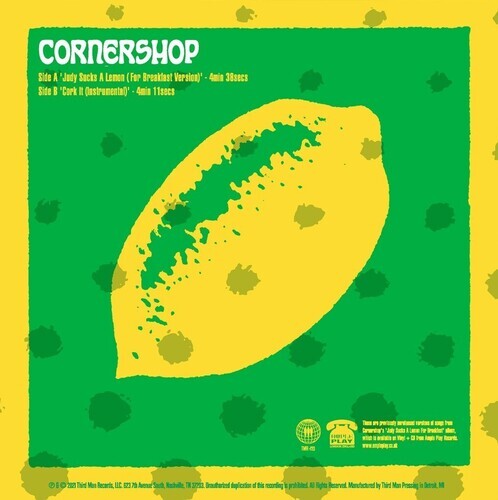 

Сингл 7" Cornershop: Judy S**ks A Lemon b/w Cork It