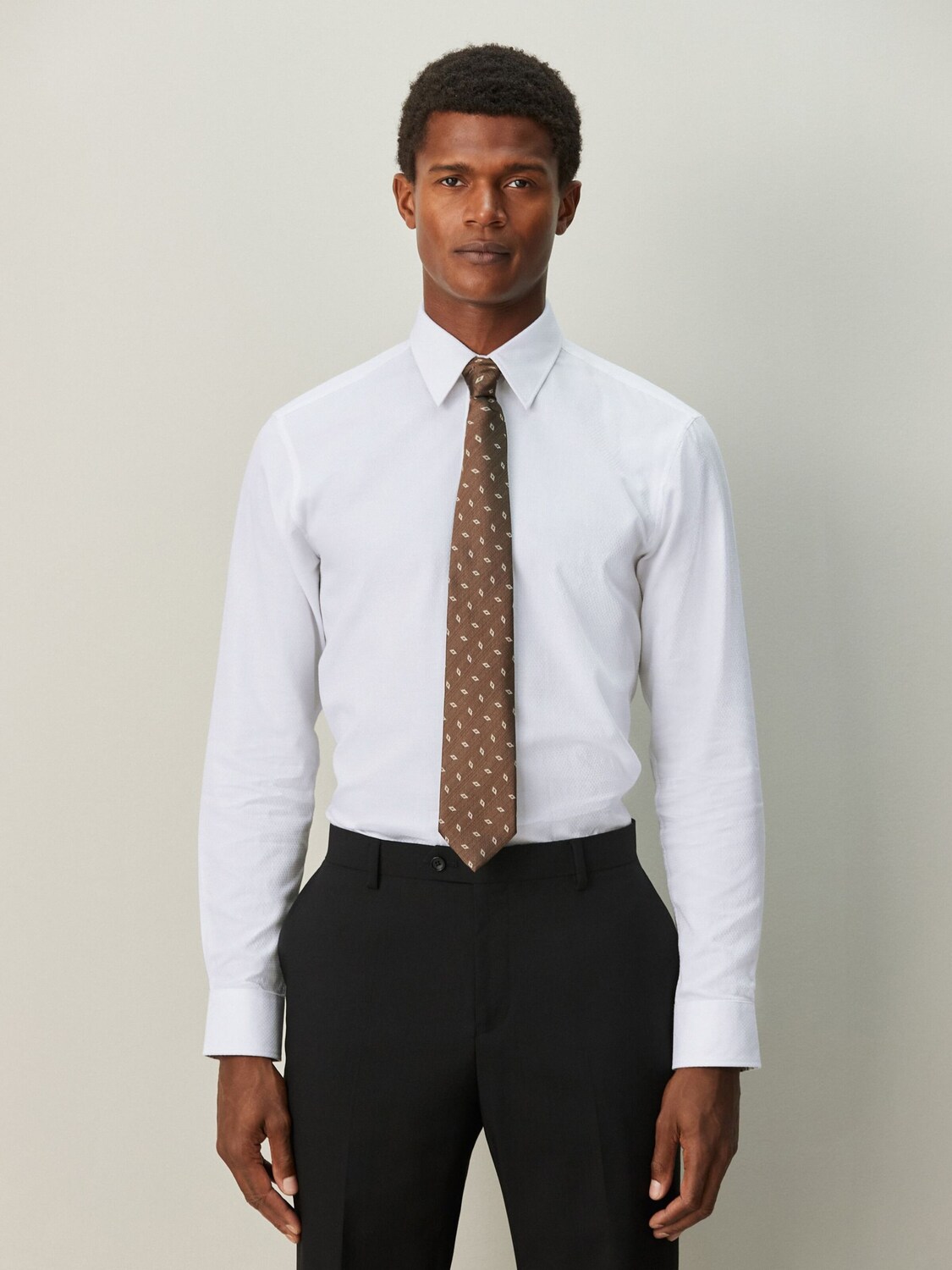 Next Рубашка на пуговицах смешанных цветов slim fit — фото 4