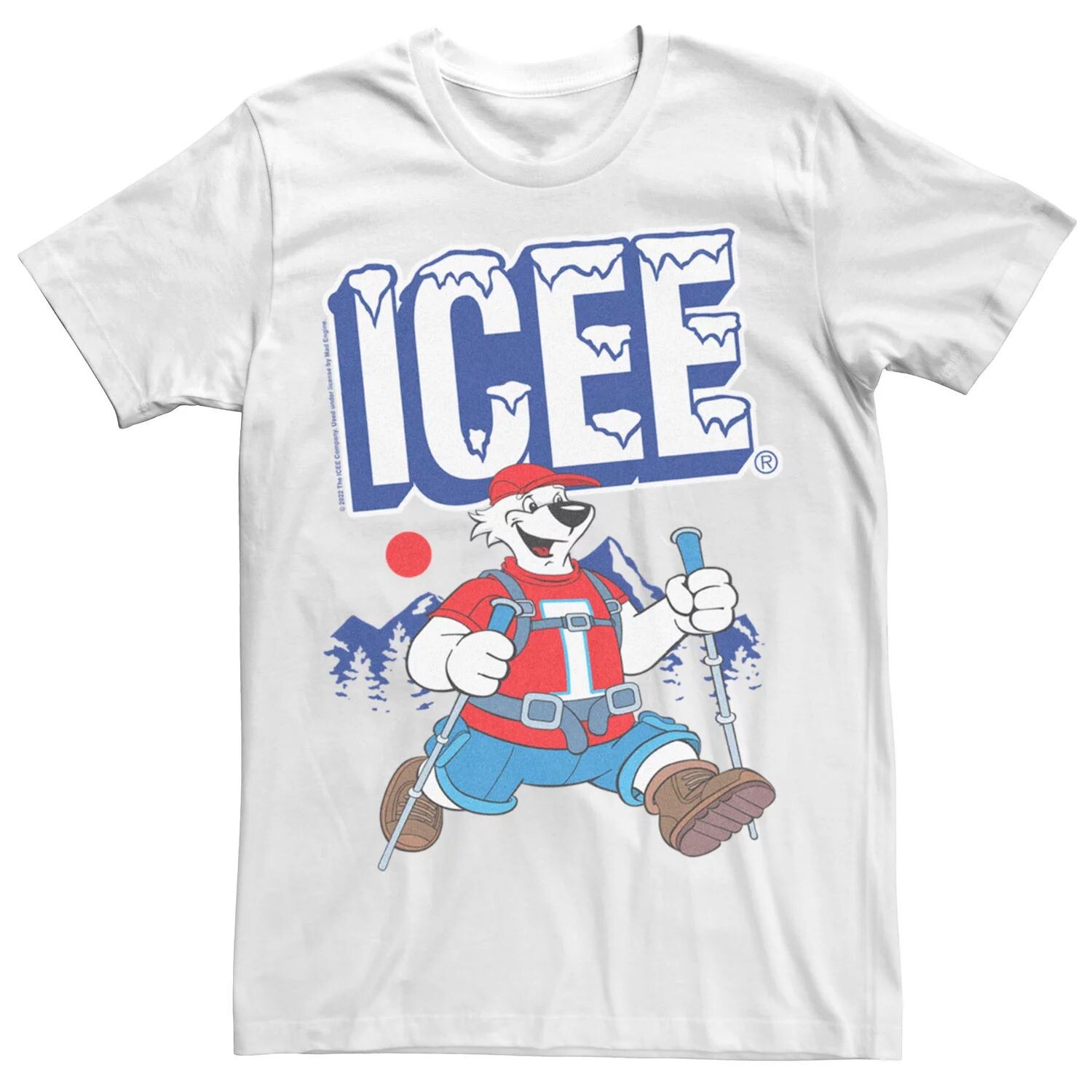 

Мужская футболка ICEE Hiking Polar Bear Licensed Character