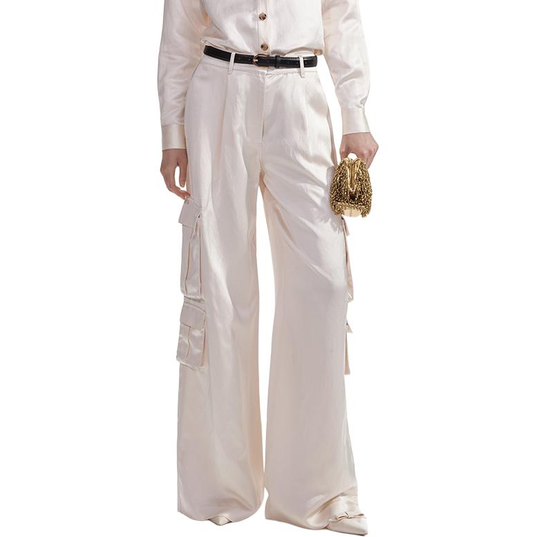 

Self-portrait Женские повседневные брюки Self portrait цвет Ivory White