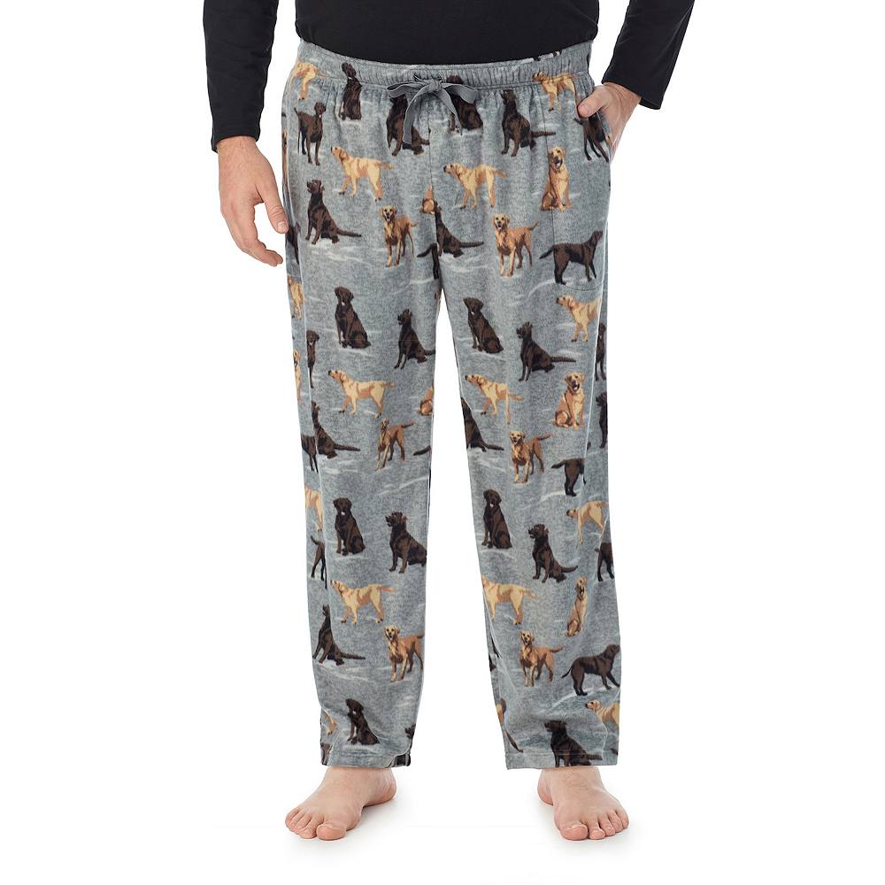 

Флисовые ночные брюки Big & Tall Cuddl Duds, цвет Labradors