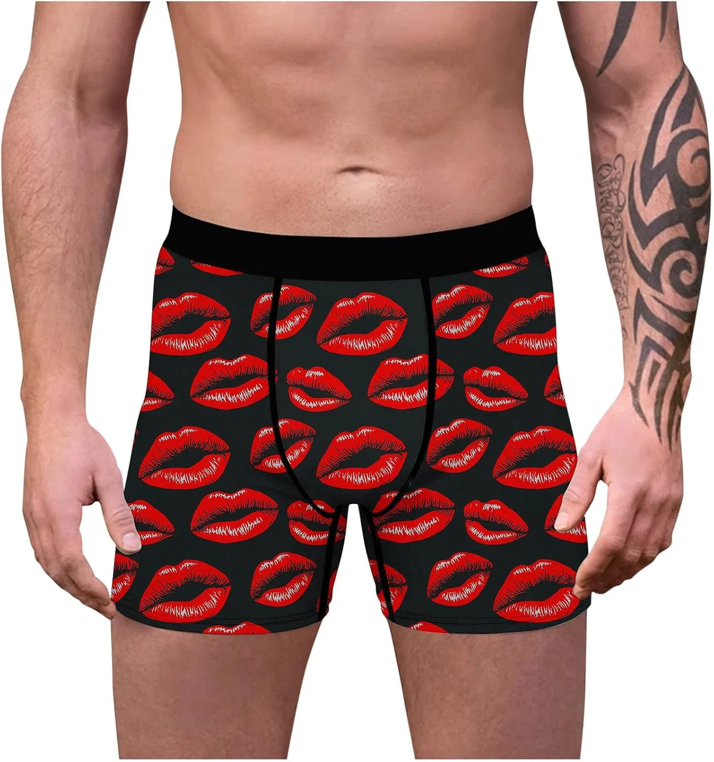 Боксеры с принтом Love Heart, Multicolor