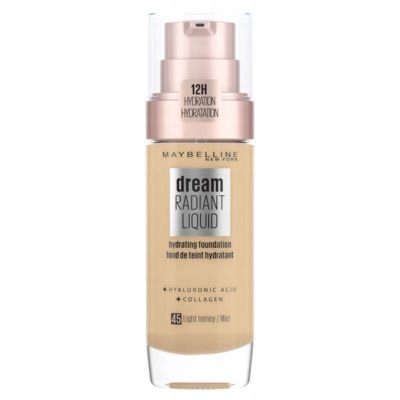 

Maybelline Dream Radiant 45 Miel Стойкая тональная основа с гиалуроновой кислотой