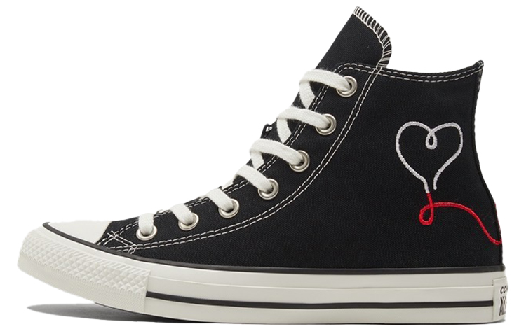 

Converse Chuck Taylor All-Star Hi Made with Love, черный цвет