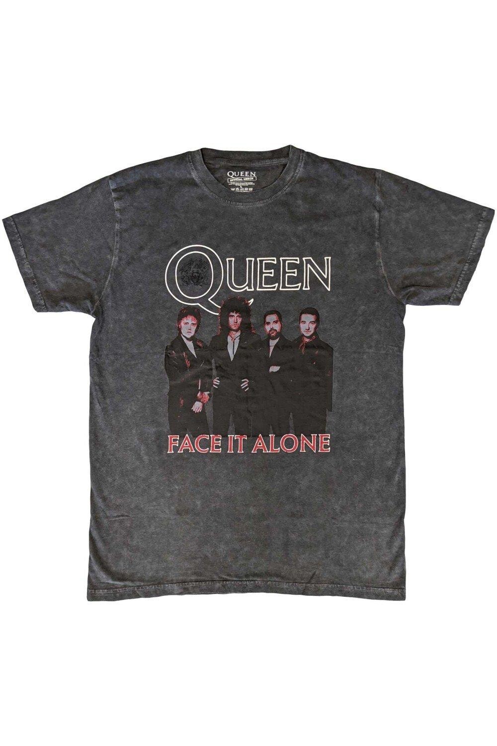 

Футболка с группой Face It Alone Queen, черный