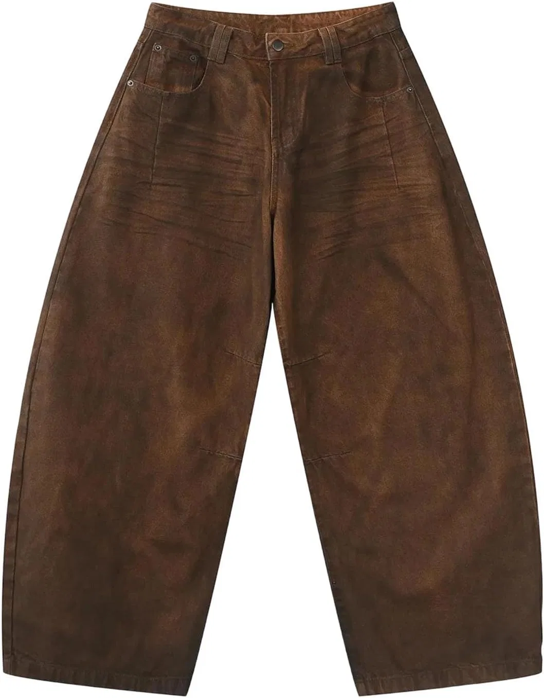 Джинсы винтажные свободные Brown