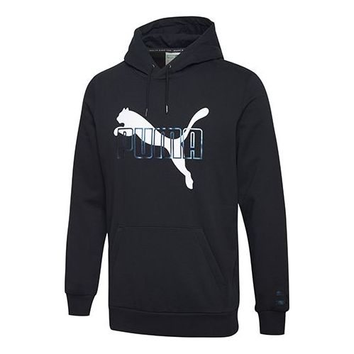 

Толстовка large logo black Puma, черный