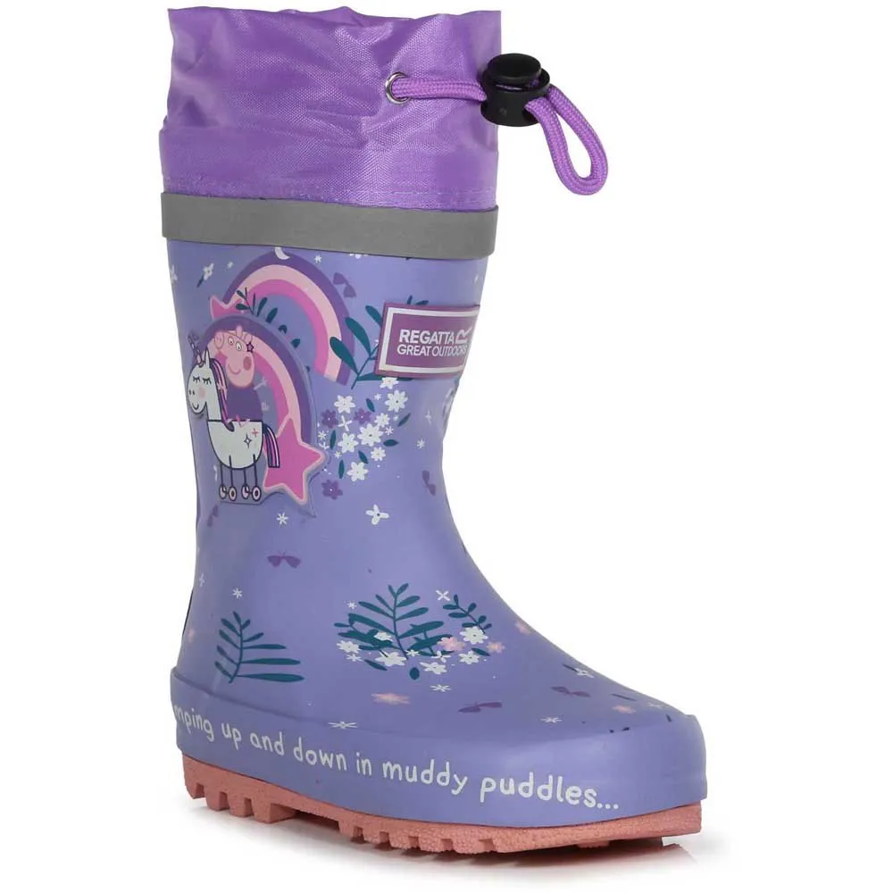 

Ботинки Regatta Peppa Splash Welly, розовый