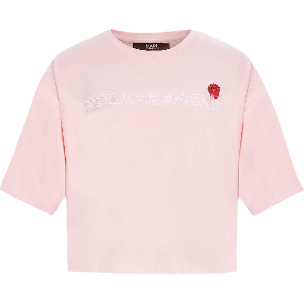 

Футболка KARL LAGERFELD женская KARL LAGERFELD/Karl Lagerfeld Jeans, розовый