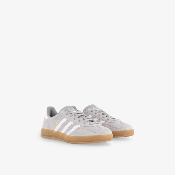Кроссовки Adida Gazelle для зала из замши, белый — фото 3