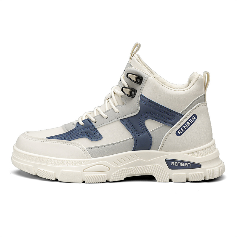 

RENBEN Мужские ботинки Martin бело-голубые, цвет White Blue