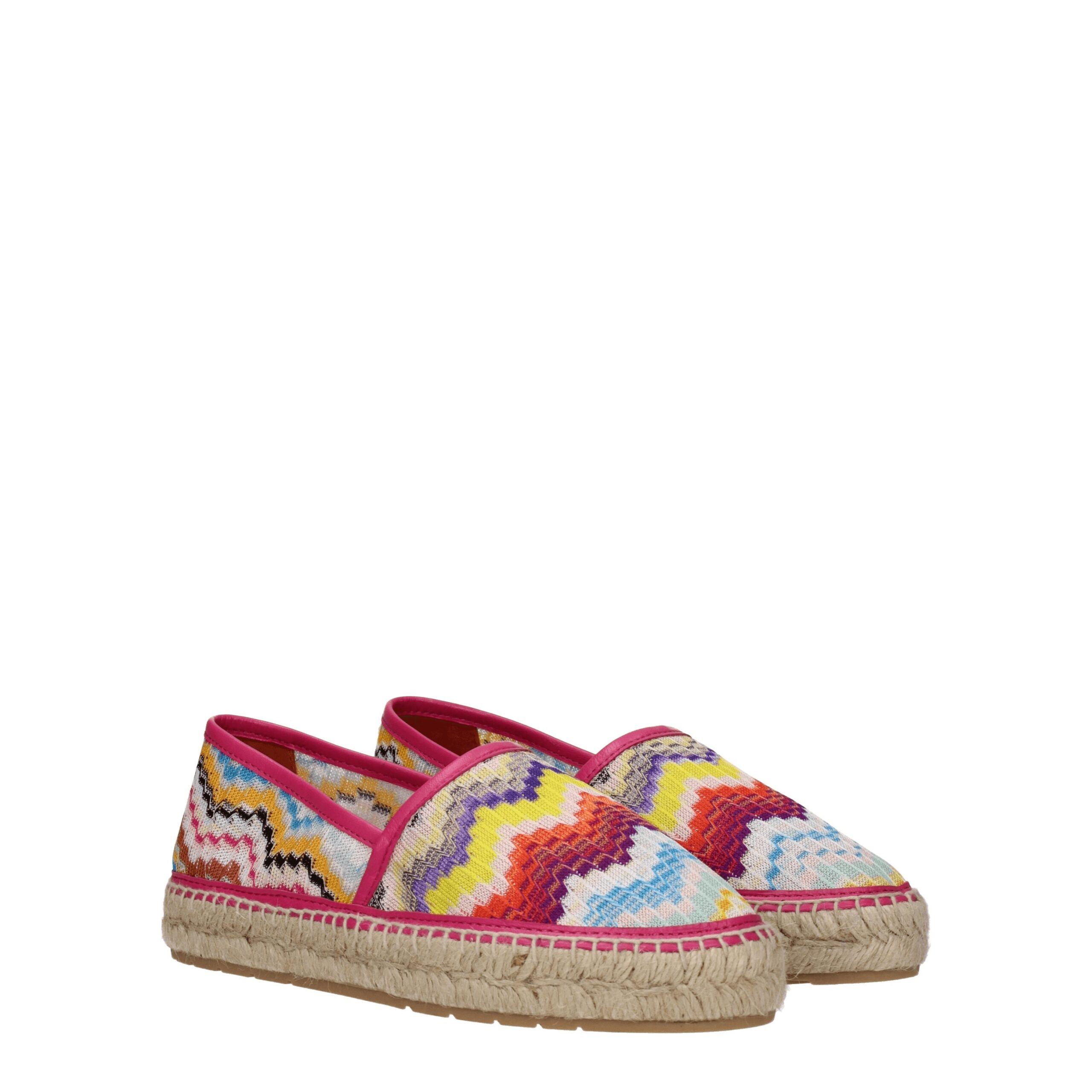 Эспадрильи из разноцветной ткани Missoni, мультиколор — фото 2