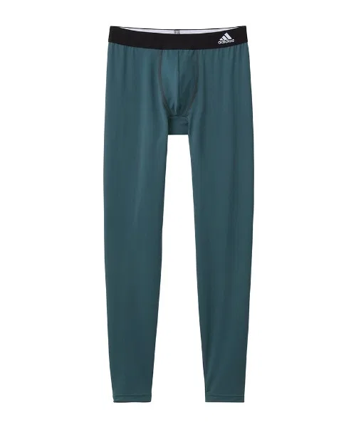 Тайтсы adidas Regular Standard с технологией Ag+抗菌防臭, зелёные