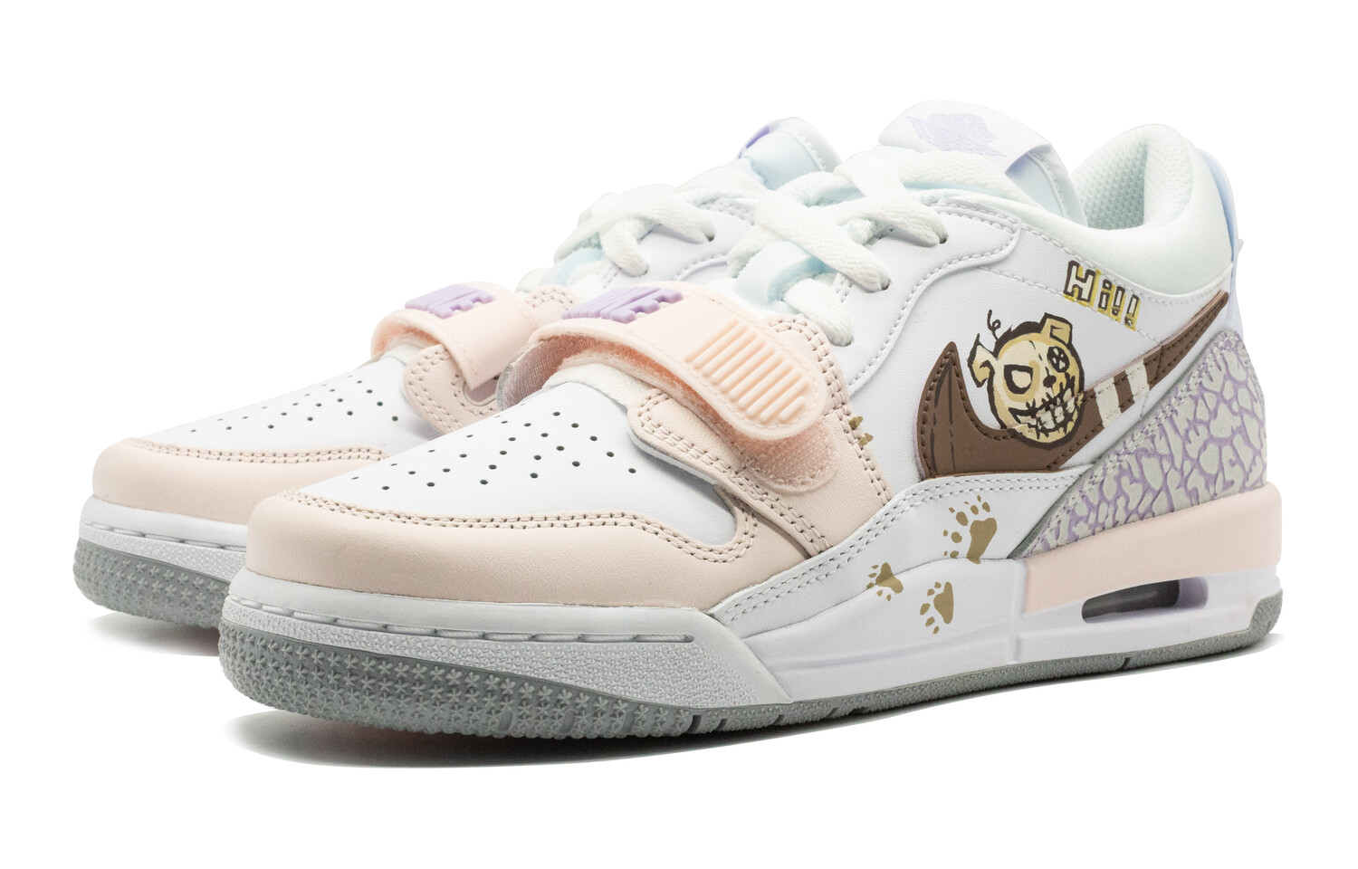 

Баскетбольные кроссовки Legacy 312 Vintage женские с низким верхом белый/розовый Jordan