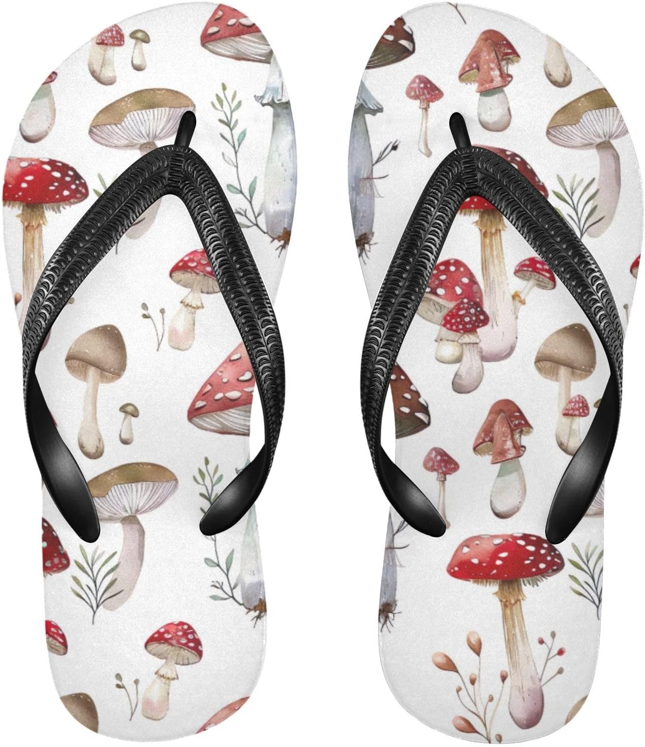 

Шлепанцы «Красный гриб» для пляжа, летние повседневные сандалии для женщин и мужчин, тапочки для душа, размер XS Kfbe