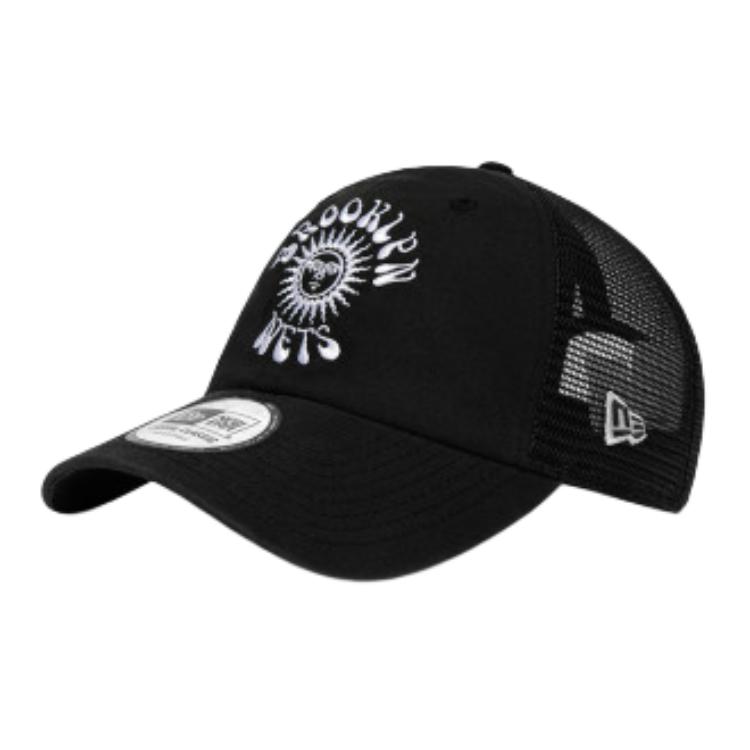 

New Era Хлопковая бейсболка унисекс черная, Black