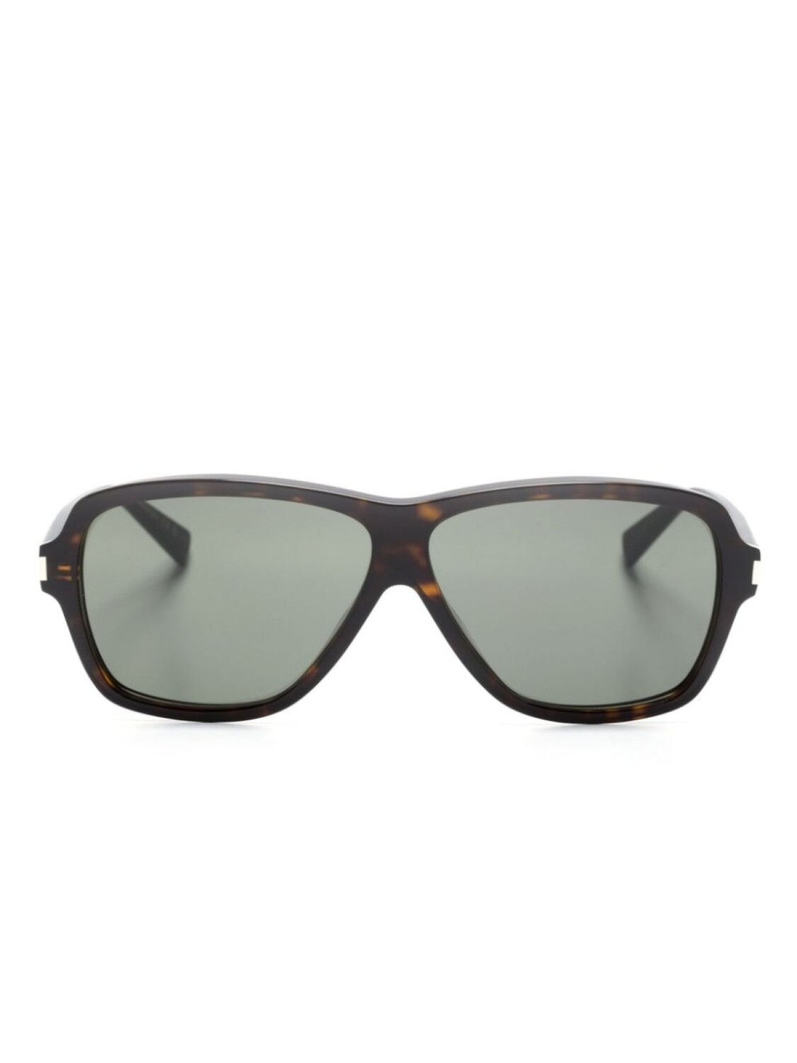 

Saint Laurent Eyewear солнцезащитные очки Carolyn в массивной оправе, серый