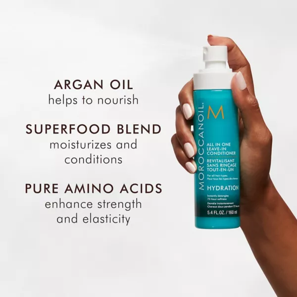 Универсальный несмываемый кондиционер Moroccanoil, объем 49 мл — фото 2