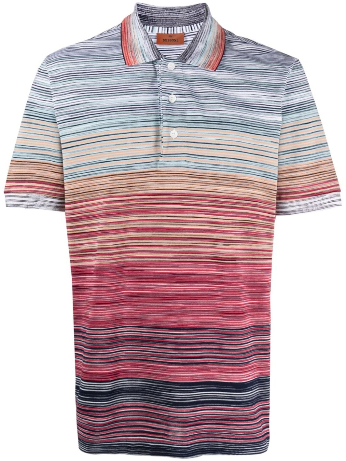 

Missoni рубашка поло в полоску, синий