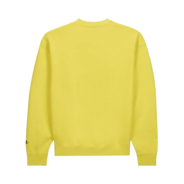 Толстовка Nike x Nigo NRG Fleece Crew Sweatshirt Yellow, желтый — фото 2
