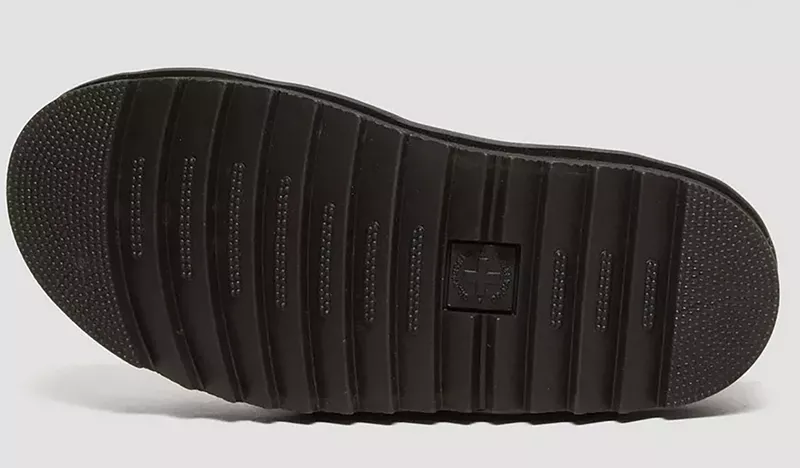 Женские кожаные сандалии Dr. Martens Blair из нубука, цвет Tan — фото 2