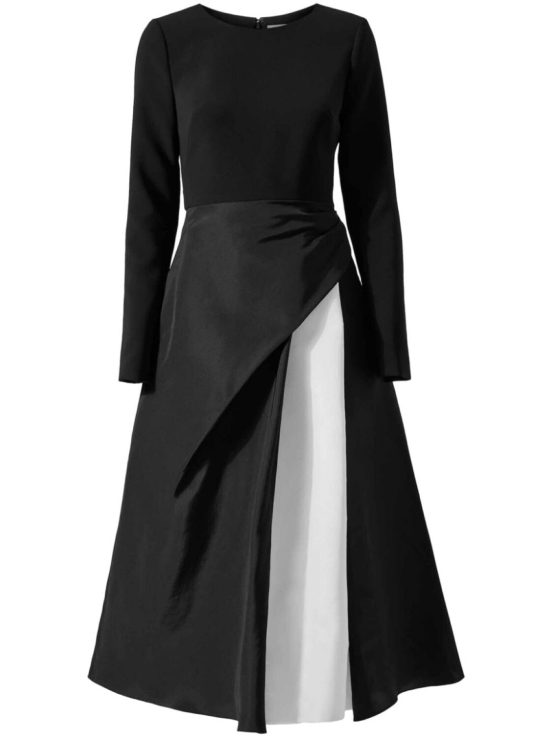 

Многослойное платье миди Carolina Herrera, черный