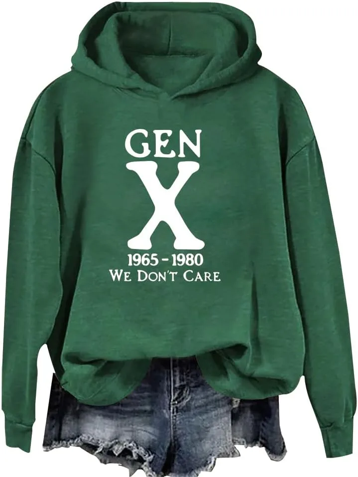

Толстовка Gen X 1965-1980 We Don't Care