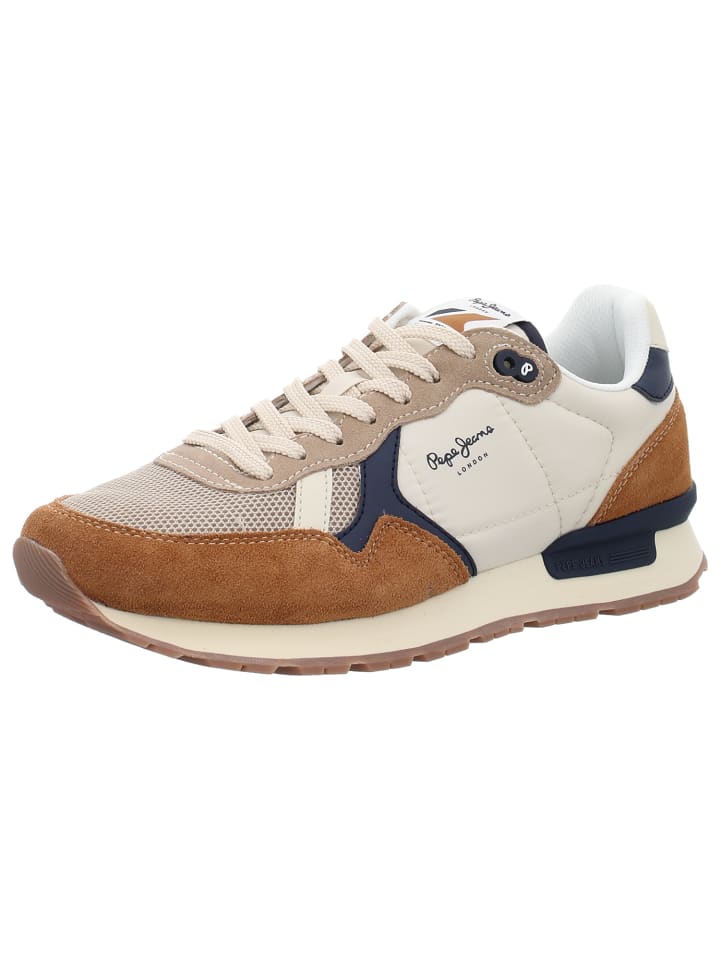 

Низкие кеды коричневого цвета Pepe Jeans