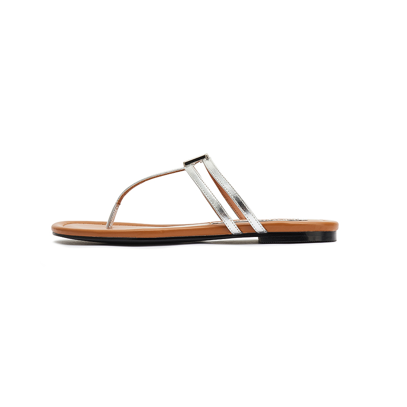 Шлепанцы женские TOOMANYSHOES, Silver