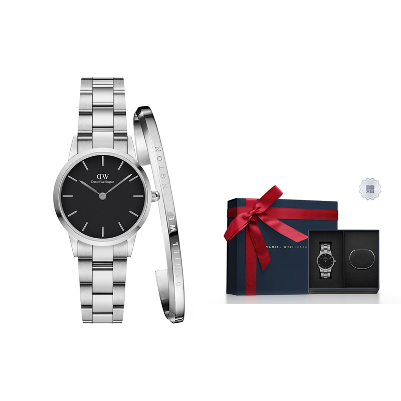 

DW/DanielWellington Часы Daniel Wellington Daniel Wellington Watch ICONIC Collection Wrist Watch Quartz Movement Black Dial Women's Watch