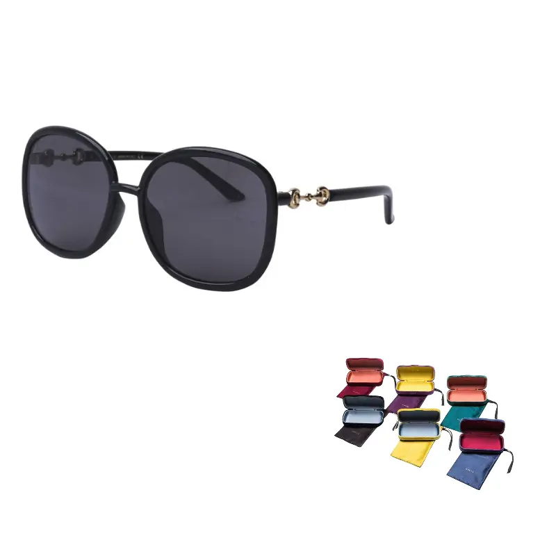 

GUCCI Солнцезащитные очки с круглой оправой, Black