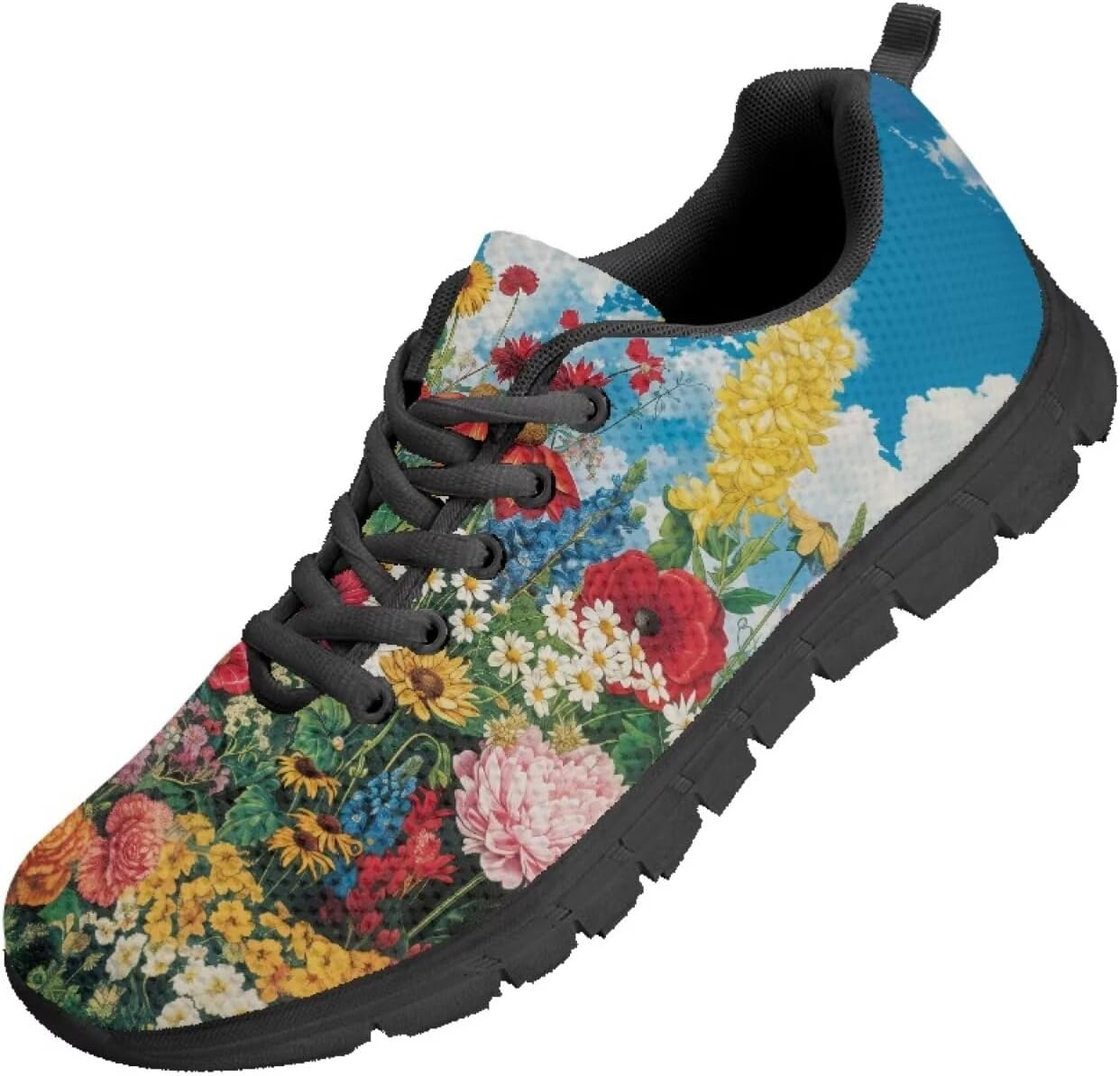 

Кроссовки Funnydude Funny Print для мужчин осенние легкие удобные для тренировок, Floral