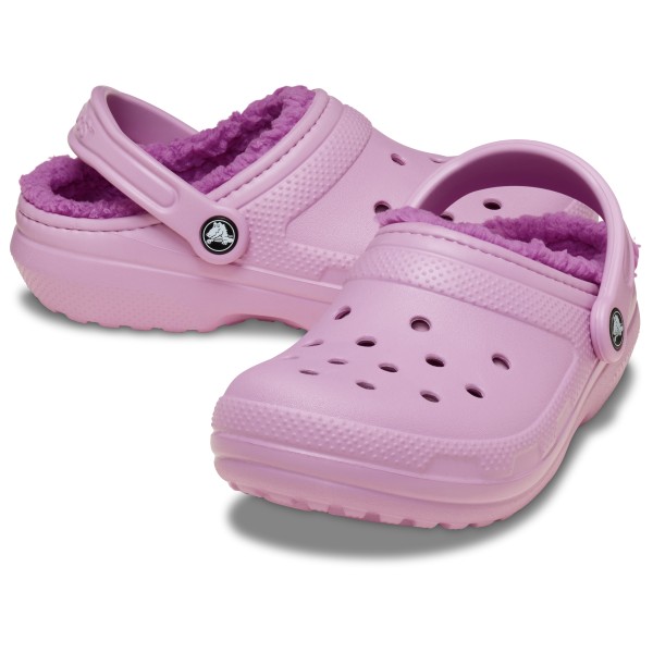 Классические сандалии-сабо на подкладке Crocs, розовый — фото 3