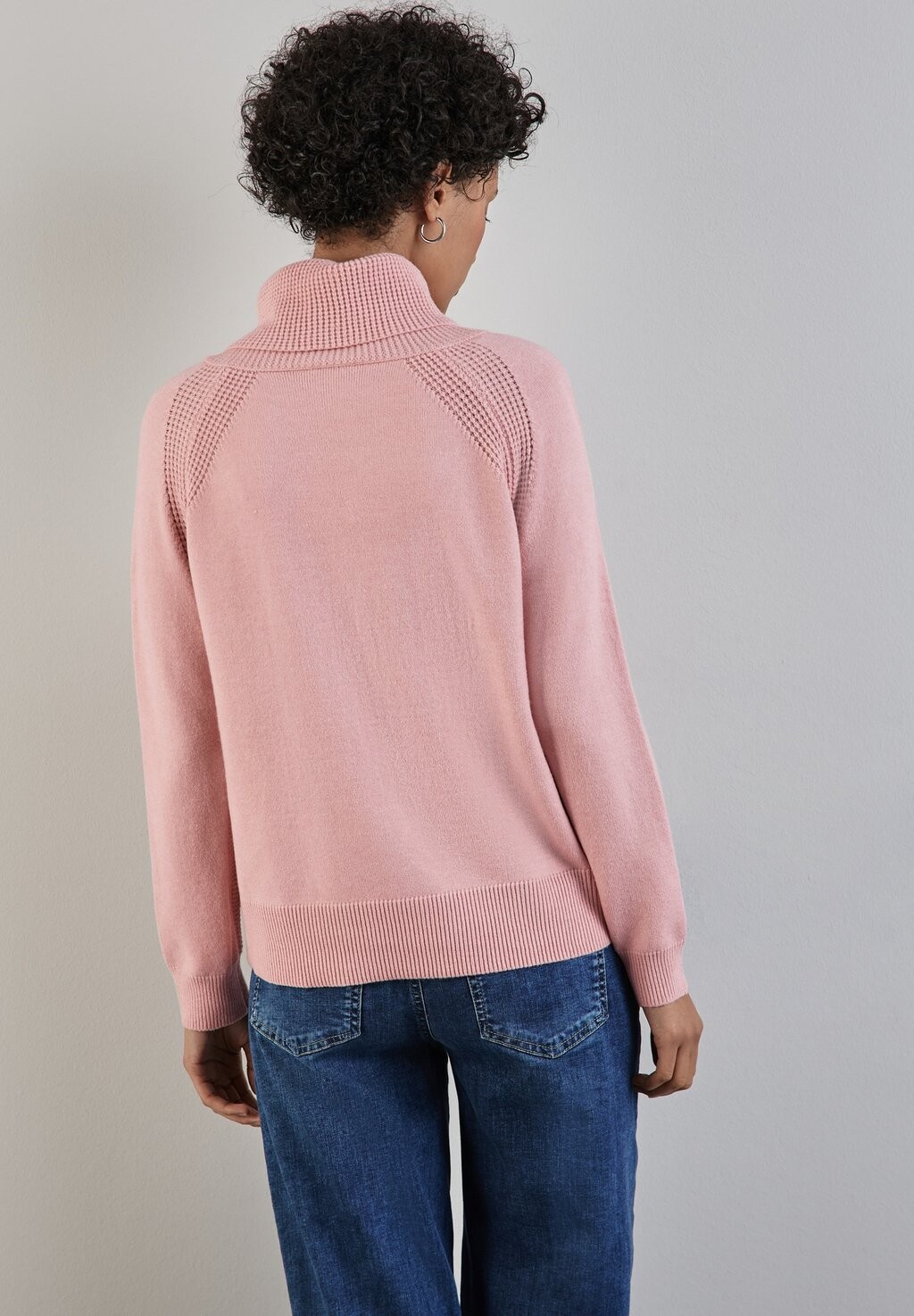 

Джемпер MIT STEHKRAGEN Street One, цвет Mottled Light Pink