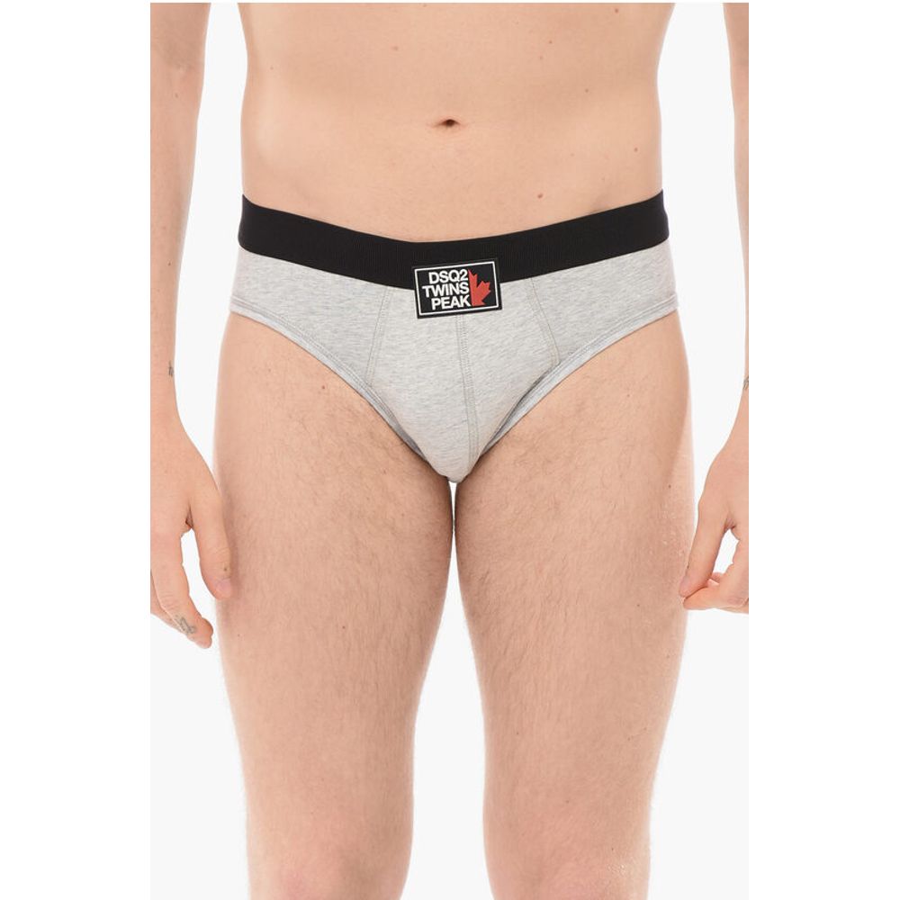 

Слипы TWINS PEAK из хлопка Dsquared2, серый