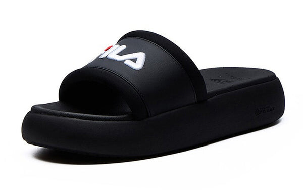 Тапочки donut fashion casual slippers for black Fila, черный — фото 2