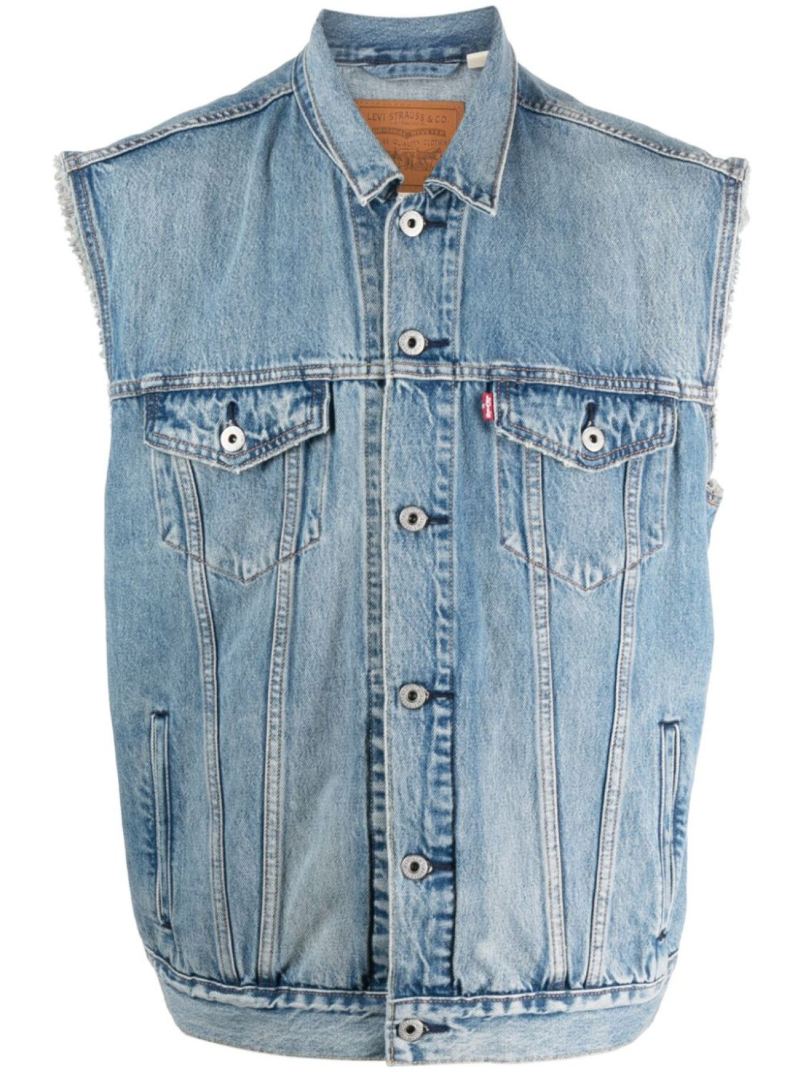 

Levi's джинсовый жилет Relaxed Trucker, синий